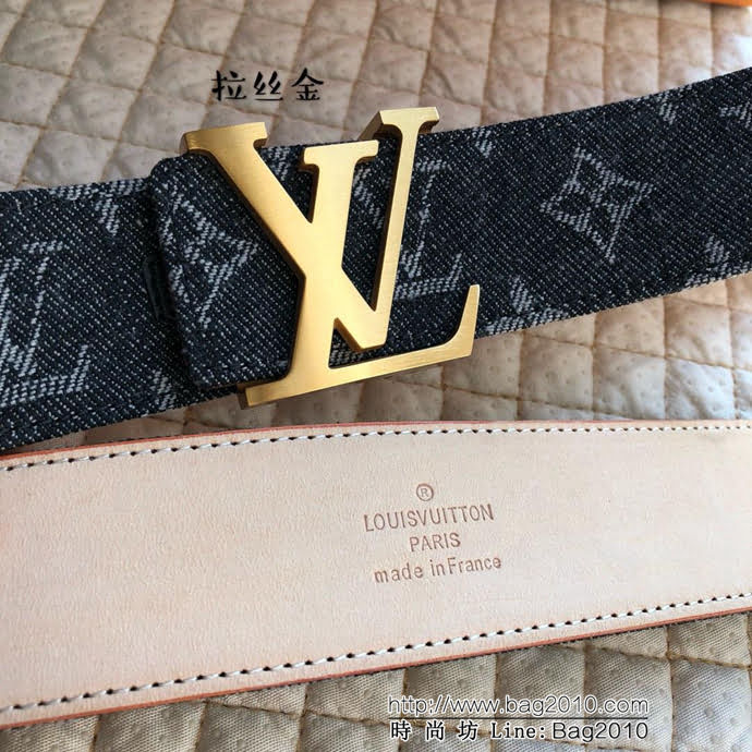 路易威登LV 時尚經典款 專櫃款最夯金屬扣 高端男士皮帶  xfp1377